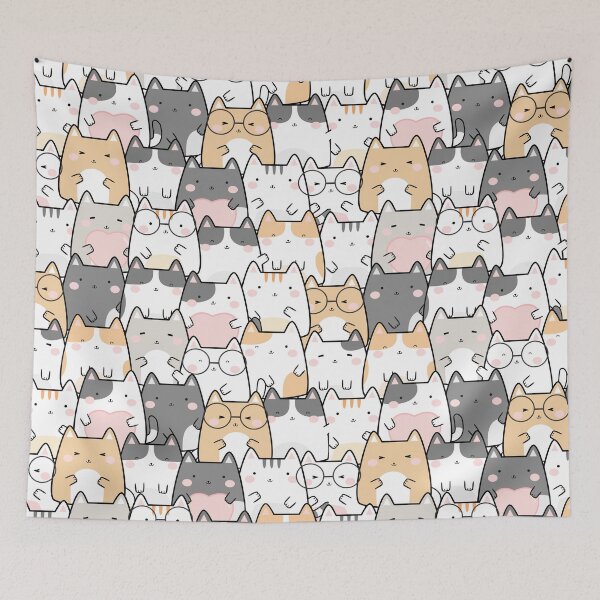 Item preview, Kawaii Cute Cats designed and sold by MocaCreative.