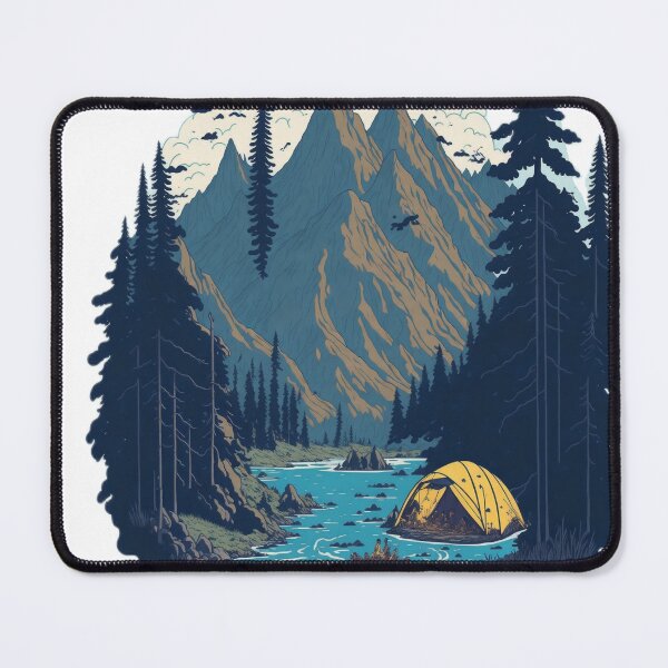 Item preview, Nostalgic Vibes: Retro Aesthetics in Camping designed and sold by RedArtG09.