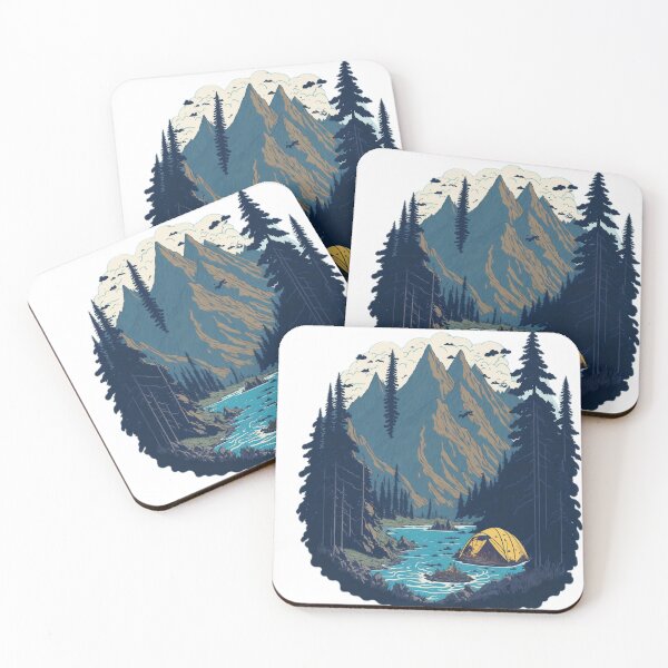 Item preview, Nostalgic Vibes: Retro Aesthetics in Camping designed and sold by RedArtG09.