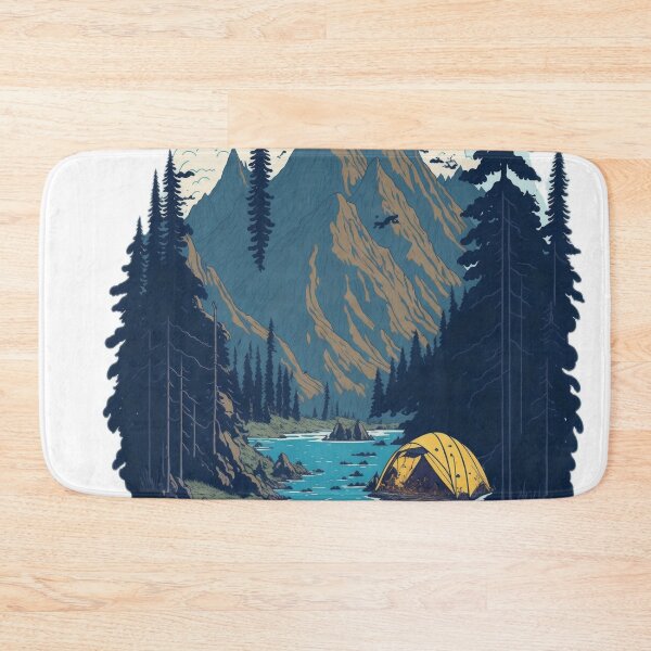 Item preview, Nostalgic Vibes: Retro Aesthetics in Camping designed and sold by RedArtG09.