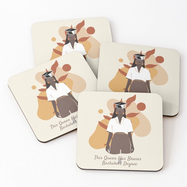 Item preview, This Queen Has Brains Black Bachelor’s Degree Holder designed and sold by Winter--Flowers.