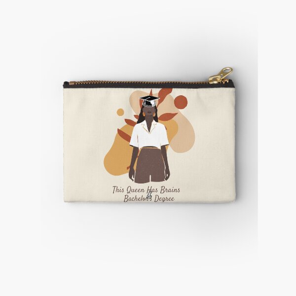 Item preview, This Queen Has Brains Black Bachelor’s Degree Holder designed and sold by Winter--Flowers.