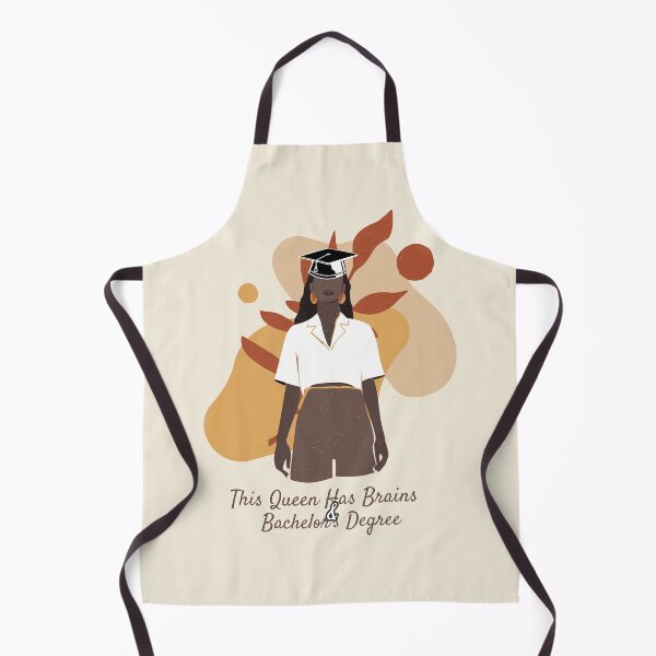 Item preview, This Queen Has Brains Black Bachelor’s Degree Holder designed and sold by Winter--Flowers.