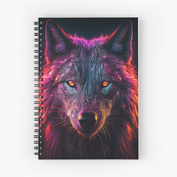 Item preview, Neon Wolf Futuristic Angry and Fierce designed and sold by BrandonArtWorld.