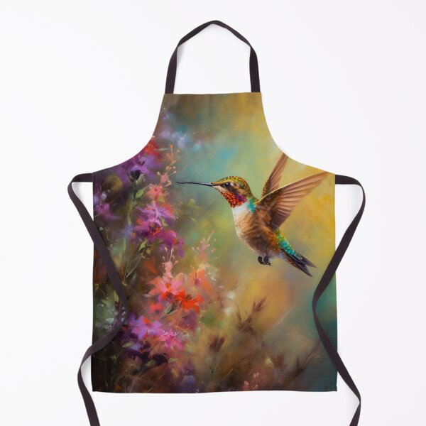 Item preview, Hummingbird in the Garden designed and sold by Red Witch Art.