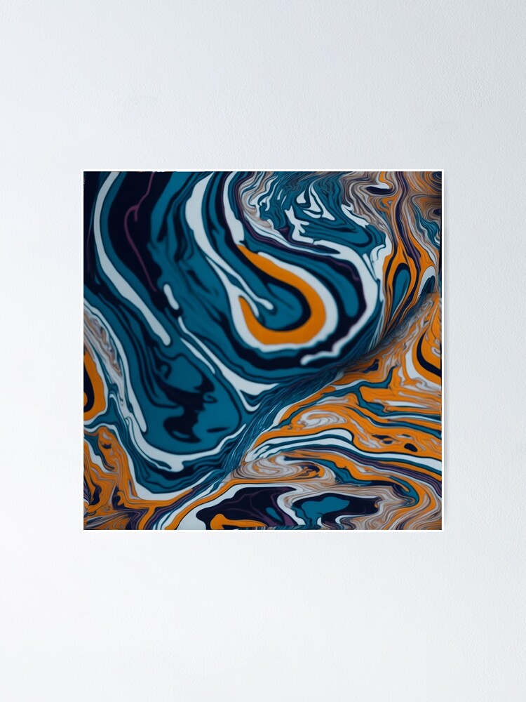 Fluid Art Texture Captivating Wall Design With Liquid Acrylic