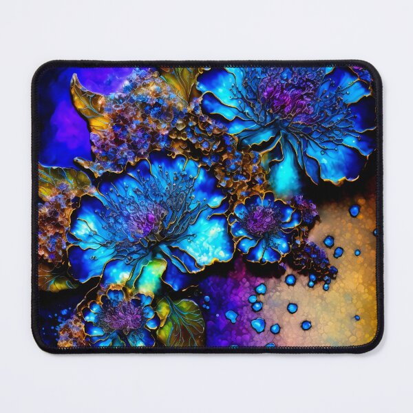 Item preview, Ink and MIx media Flowers 3 designed and sold by Red Witch Art.