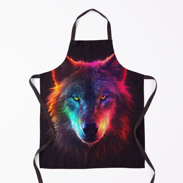 Item preview,  Neon Wolf Futuristic Angry and Fierce designed and sold by BrandonArtWorld.