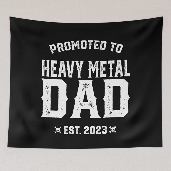 Item preview, Promoted To Heavy Metal Dad 2023 designed and sold by playloud.
