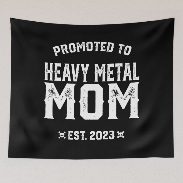Item preview, Promoted To Heavy Metal Mom 2023 designed and sold by playloud.