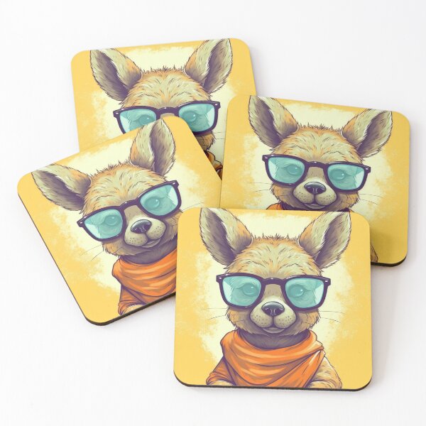 Item preview, Retro Fluffy Deer: Adorable Sunglasses Design designed and sold by SynthPrint.