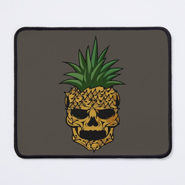 Item preview, Scary skull head on tropical pineapple designed and sold by Donutlovers.