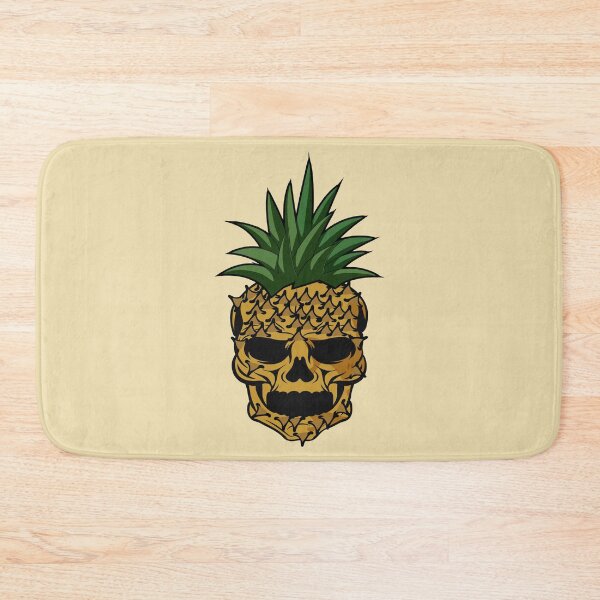 Item preview, Scary skull head on tropical pineapple  designed and sold by Donutlovers.