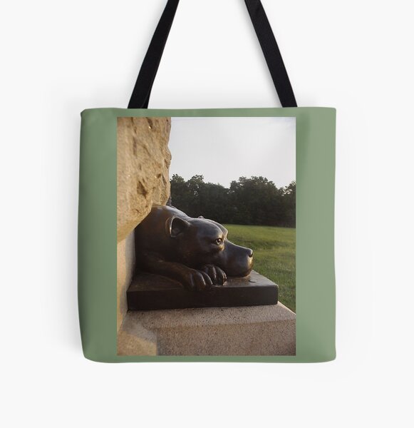 Sallie of the 11th Pennsylvania - Loyal Mascot (Green) All Over Print Tote Bag