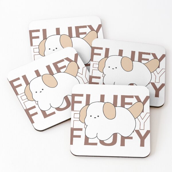 Item preview, fluffy dog sticker club  designed and sold by lullaby club.