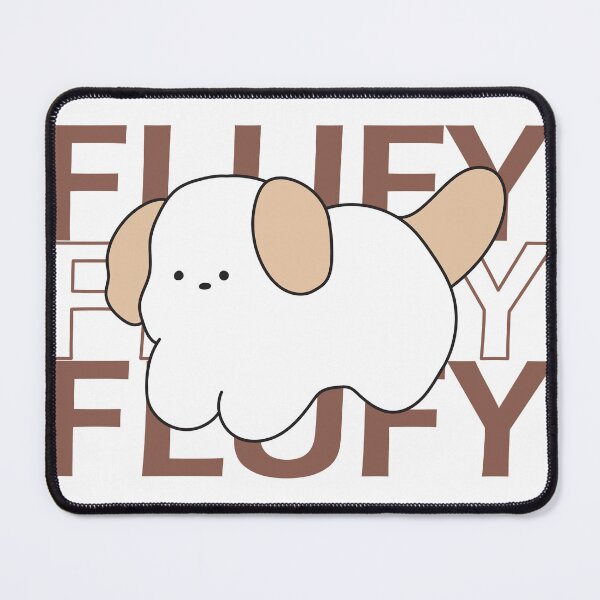 Item preview, fluffy dog sticker club designed and sold by lullaby club.
