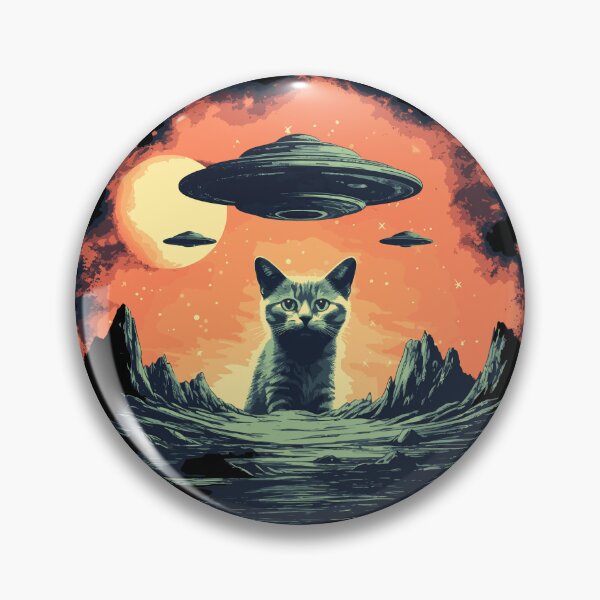 Item preview, Kitten Abduction designed and sold by purrestrial-co.