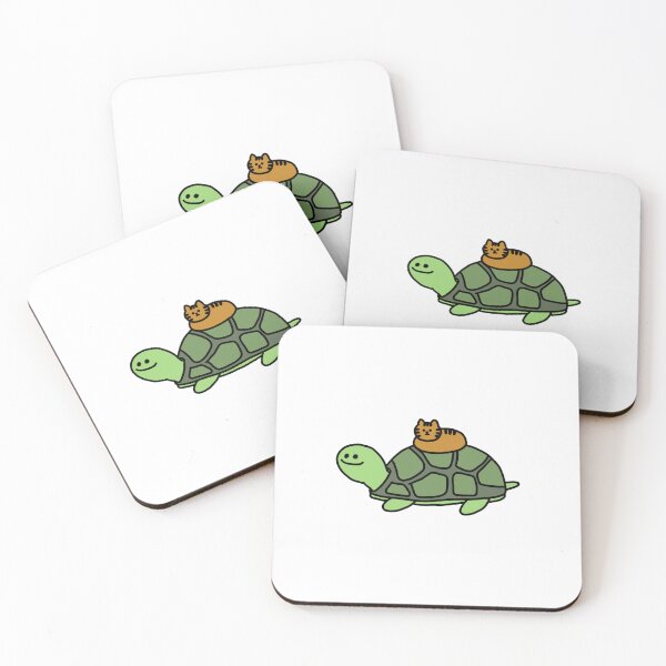 Item preview, a Cat on a tortoise designed and sold by superbaechoo.