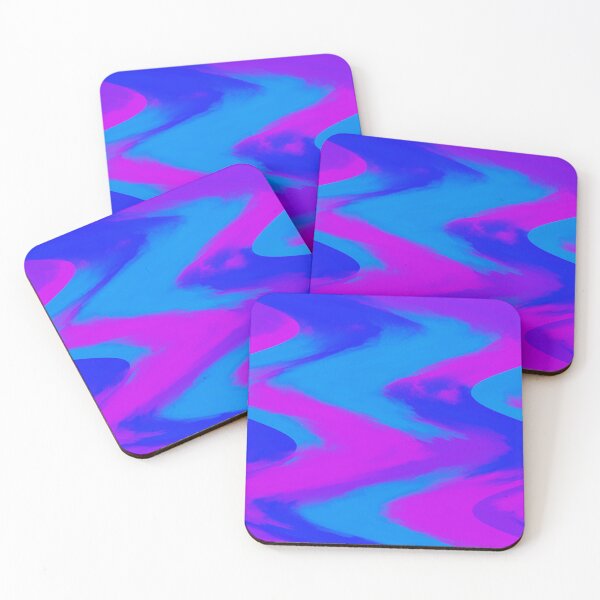 Item preview, Wavy dark Pink Blue designed and sold by awsomepatterns.