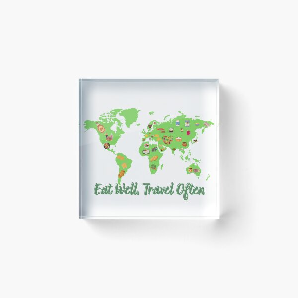 Item preview, Eat Well, Travel Often designed and sold by Dwarf7.