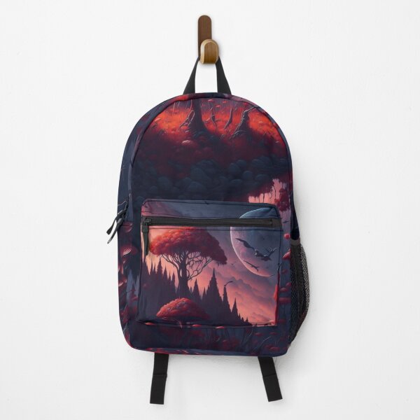 Item preview, Enchanting Natural Landscape: A mystical and fantastic world filled with a flowing river, vibrant flowers, and magical mushrooms. designed and sold by RedArtG09.