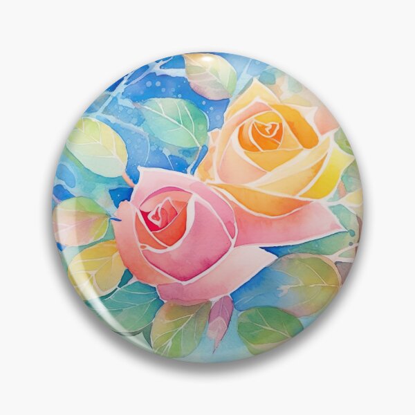 Artikelvorschau, Aquarellrosen 1 entworfen und verkauft von FlaskLab.