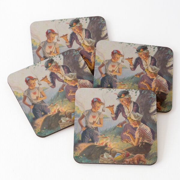 Item preview, Grandma at the Weenie Roast (20th century) - Hy Hintermeister designed and sold by SALON DES ARTS.