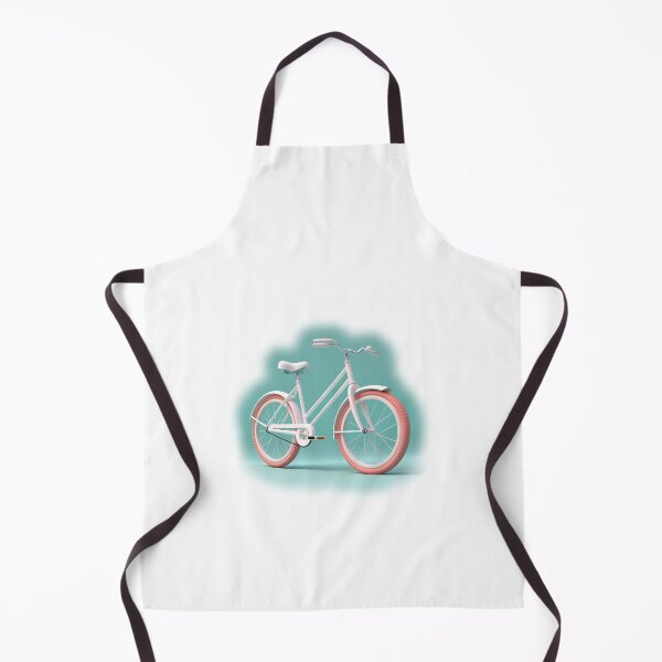 Artikelvorschau, white bicycle on turquoise background - Different logo size, position? Email me -  entworfen und verkauft von Picture-Art.