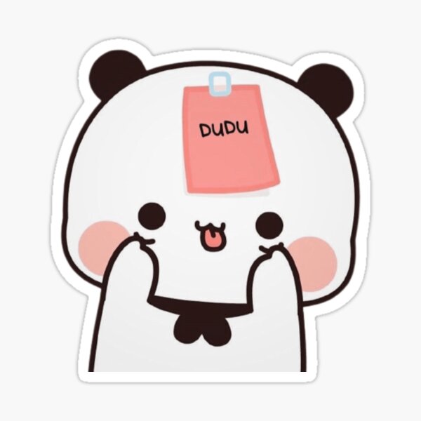 dudu bubu  Sticker for Sale by myboutique001