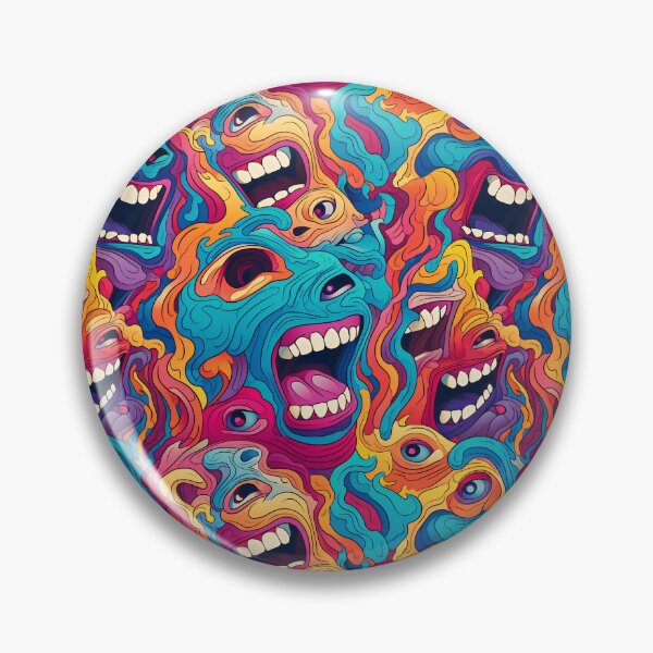 Item preview, Psychedelic Screams designed and sold by MonkeDesigns.