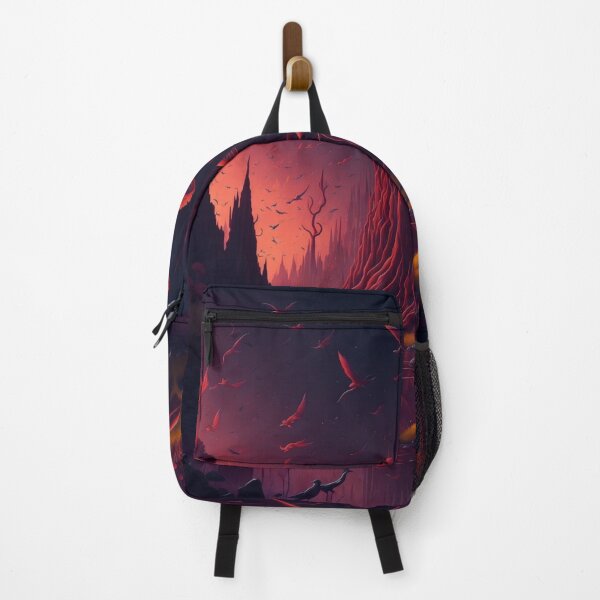 Item preview, Step into a surreal realm where tall mushrooms resemble towering trees, adding an element of fantasy and wonder to the scene. designed and sold by RedArtG09.
