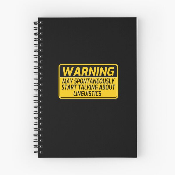 Item preview, Funny Linguistics Sayings Warning Sign designed and sold by jojosign.