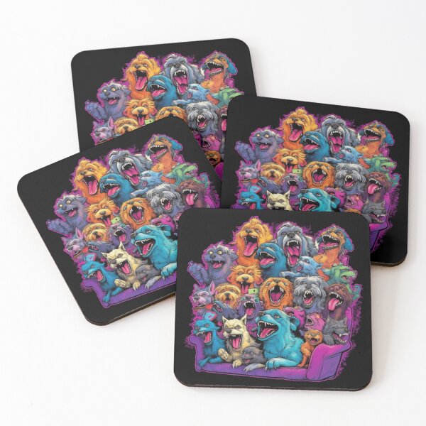 Item preview, Jokers on four paws - Funny dog gang laughs their heads off designed and sold by Pixelboys.