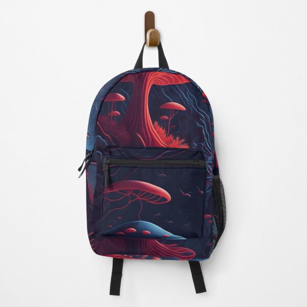 Item preview, Witness the graceful silhouettes of birds as they soar through the fantastical setting, adding a touch of mystique and intrigue. designed and sold by RedArtG09.