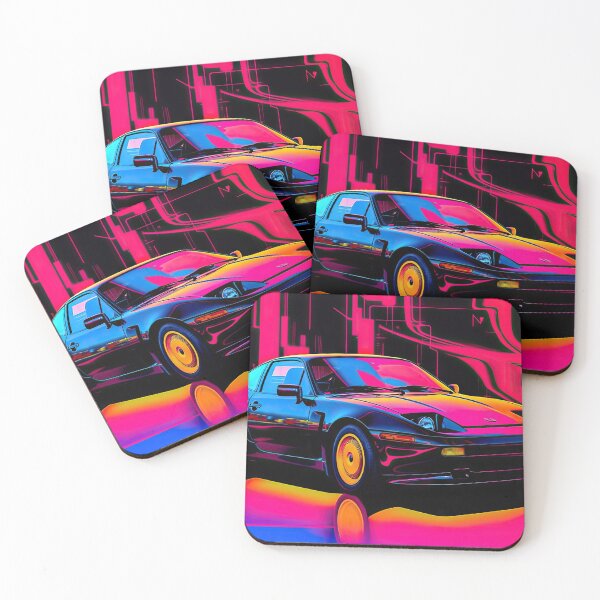 Item preview, Retro Car Digital Illustrations: A Journey to the 80s-90s designed and sold by Piotrek0001.
