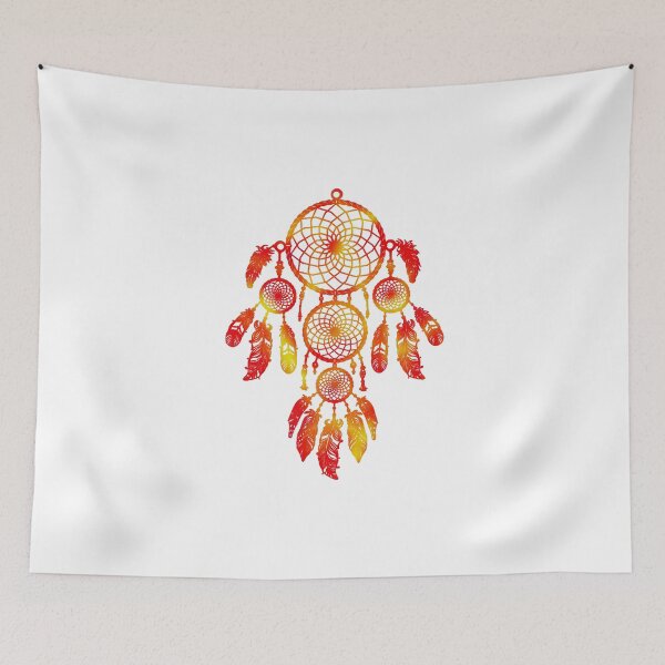 Item preview, dreamcatcher red/orange designed and sold by qlobba.