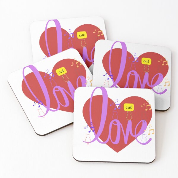Item preview, I love cats humming melodies designed and sold by MacLis.