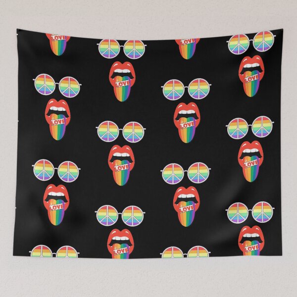 Item preview, Lgbtqia pridecolor love is love design designed and sold by RecStore.