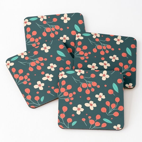Item preview, Cherry - Bright Flowers over Berries designed and sold by IMP-creative.