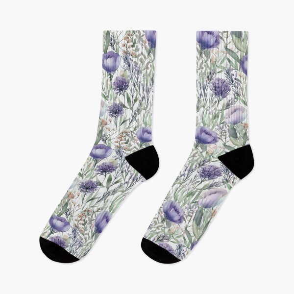 Item preview, lavender floral pattern 08 designed and sold by PixelPastry.