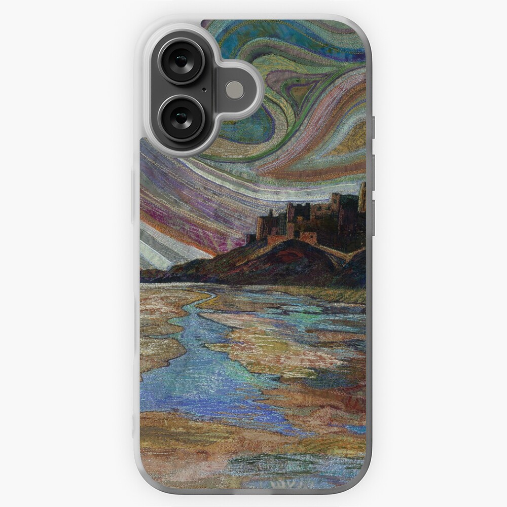 Aperçu de l'œuvre Coque souple iPhone créée et vendue par RWTextileArt.