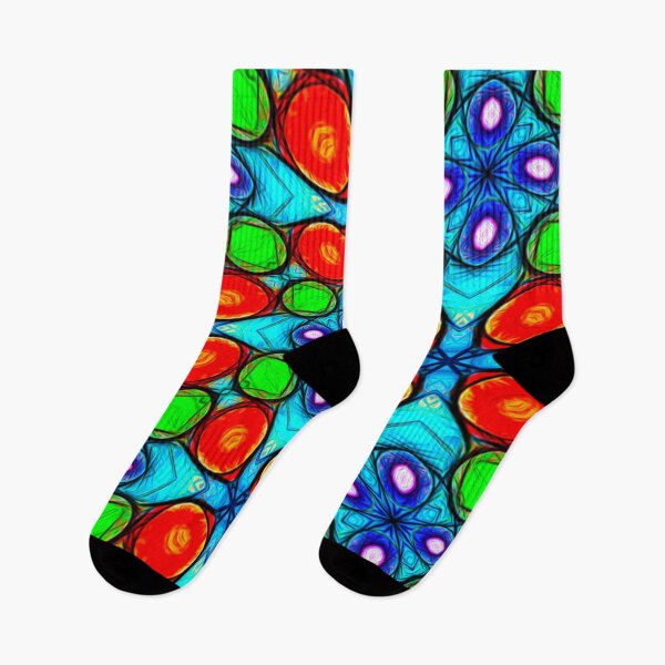 Item preview, Colorful Abstract Flower Pattern designed and sold by Patternflower.