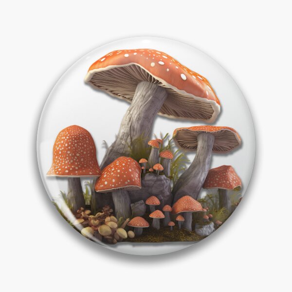 Artikelvorschau, colorful fantasy group of mushrooms - Different logo size, position? Email me - entworfen und verkauft von Picture-Art.
