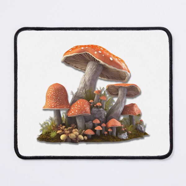 Artikelvorschau, colorful fantasy group of mushrooms - Different logo size, position? Email me - entworfen und verkauft von Picture-Art.