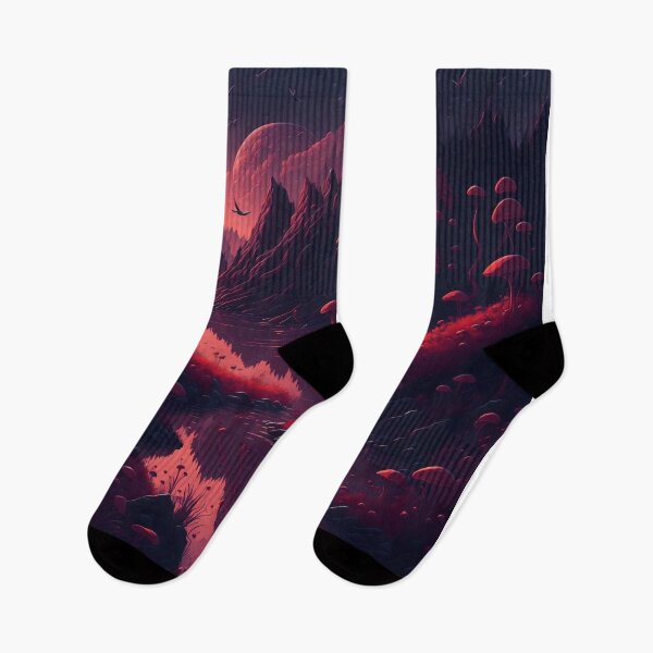 Item preview, Gaze at the silhouettes of planets dotting the sky, adding an element of cosmic fascination to this fantastical design. designed and sold by RedArtG09.