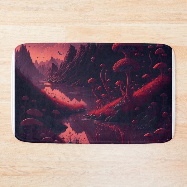 Item preview, Gaze at the silhouettes of planets dotting the sky, adding an element of cosmic fascination to this fantastical design. designed and sold by RedArtG09.