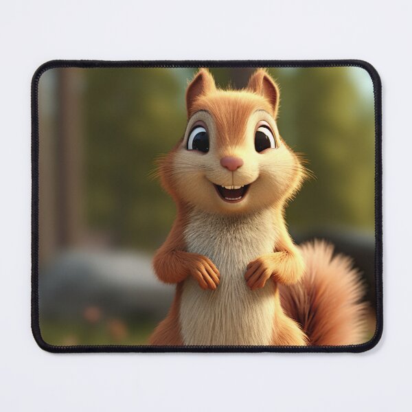 Item preview, Adorable Cartoon Squirrel - Fun & Cute Woodland Creature Art designed and sold by DoPrint.
