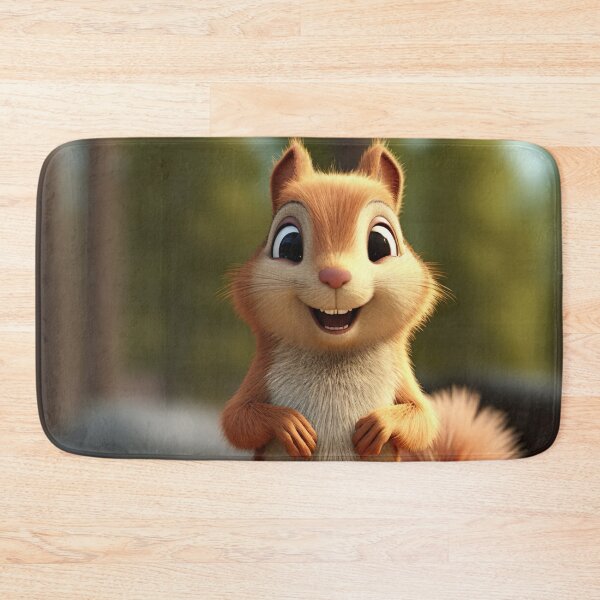 Item preview, Adorable Cartoon Squirrel - Fun & Cute Woodland Creature Art designed and sold by DoPrint.