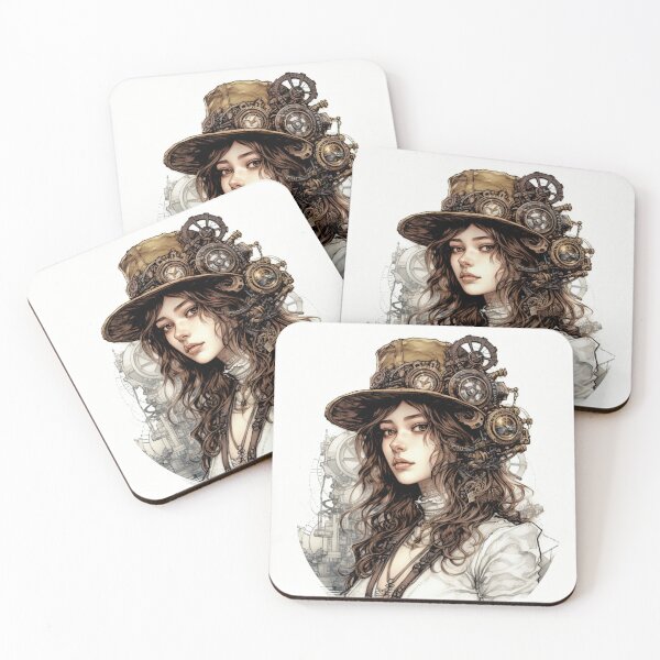 Item preview, Girl Steampunk Portrait . designed and sold by IrinaMinevich.