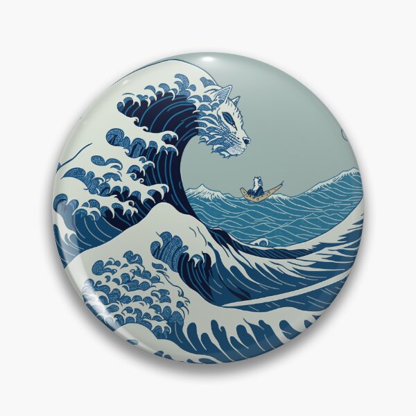 Item preview, The Great Wave Off But The Wave Is A Cat Graphic  designed and sold by AritraSur.
